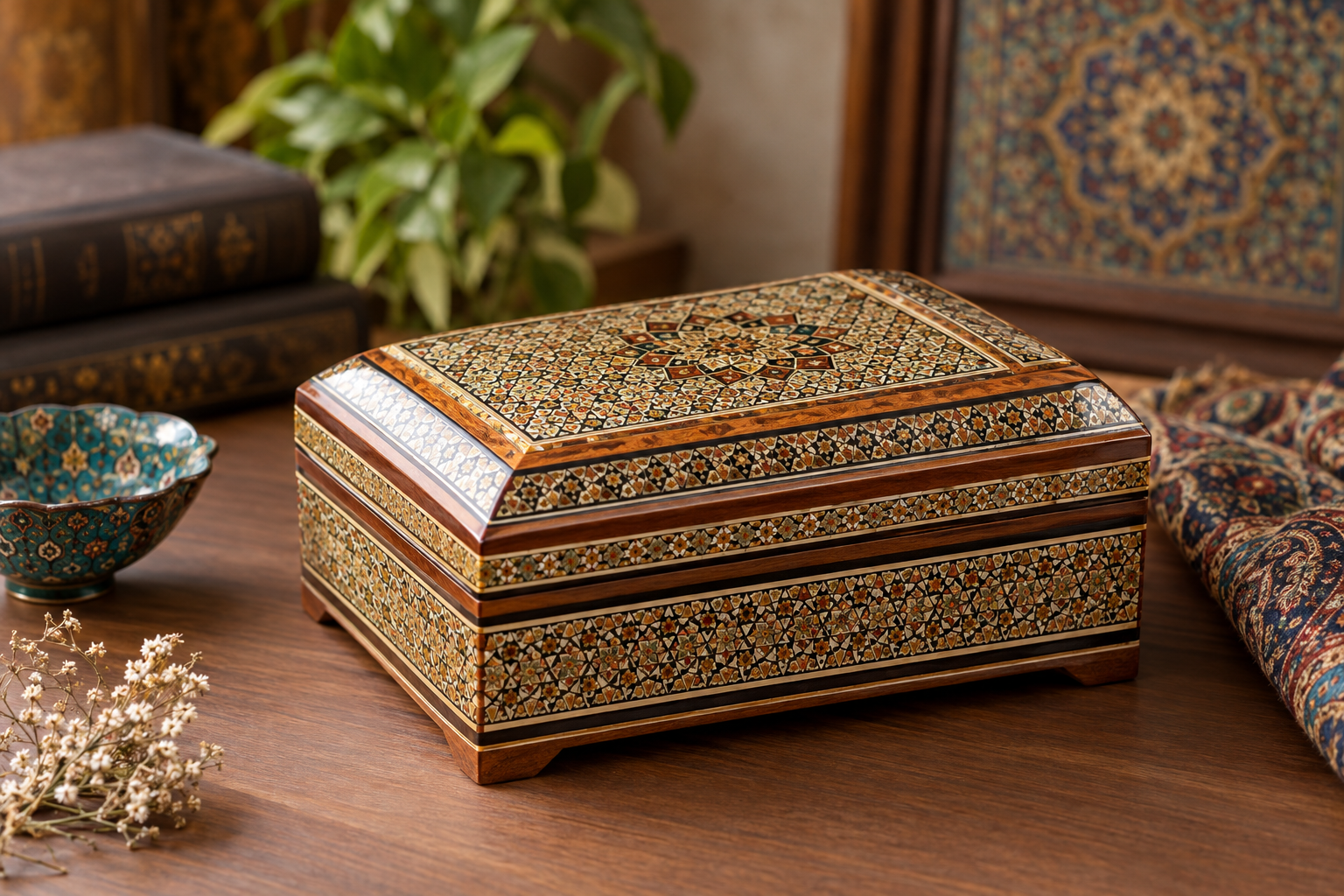 خاتم‌کاری چیست؟ راهنمای تشخیص خاتم اصل و آشنایی با هنر ایرانی