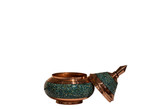 شکلات خوری مس و فیروزه طرح ۲