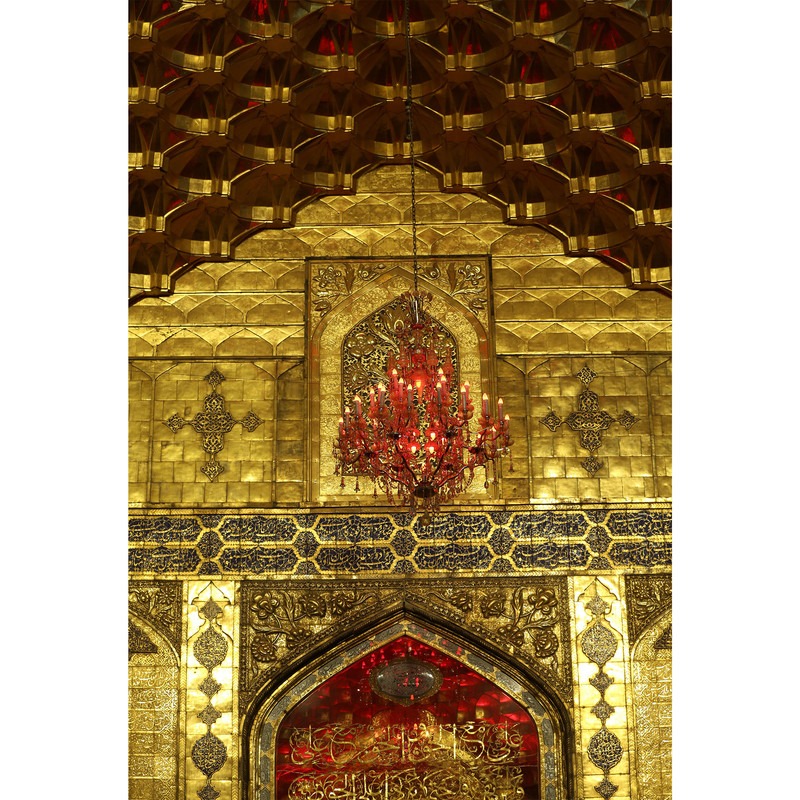 تابلو شاسی مدل علی مع حق و حق مع علی کد T4097
