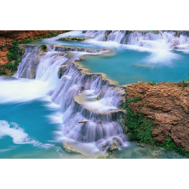 تابلو شاسی طرح منظره ساحلی آبشار مدل T1382