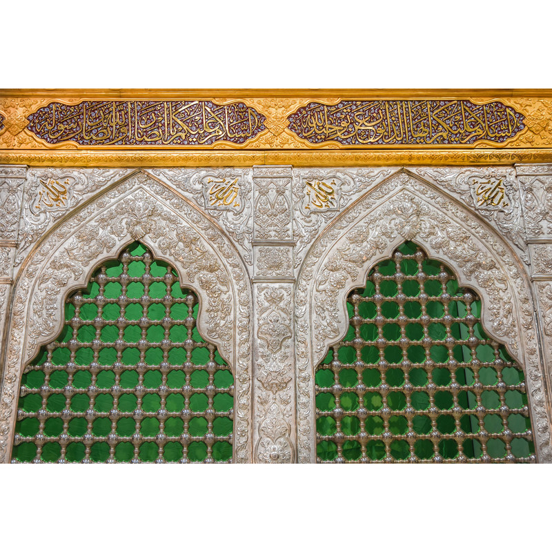 تابلو شاسی طرح ضریح حرم امام حسین مدل T2488