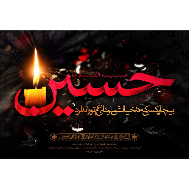 تابلو شاسی مدل بیچاره کسی که در سرش سودای غم تو را ندارد. حسین T2548