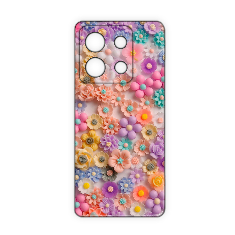 کاور مدل گل کد 320 مناسب برای گوشی موبایل شیائومی Redmi Note 13 4G