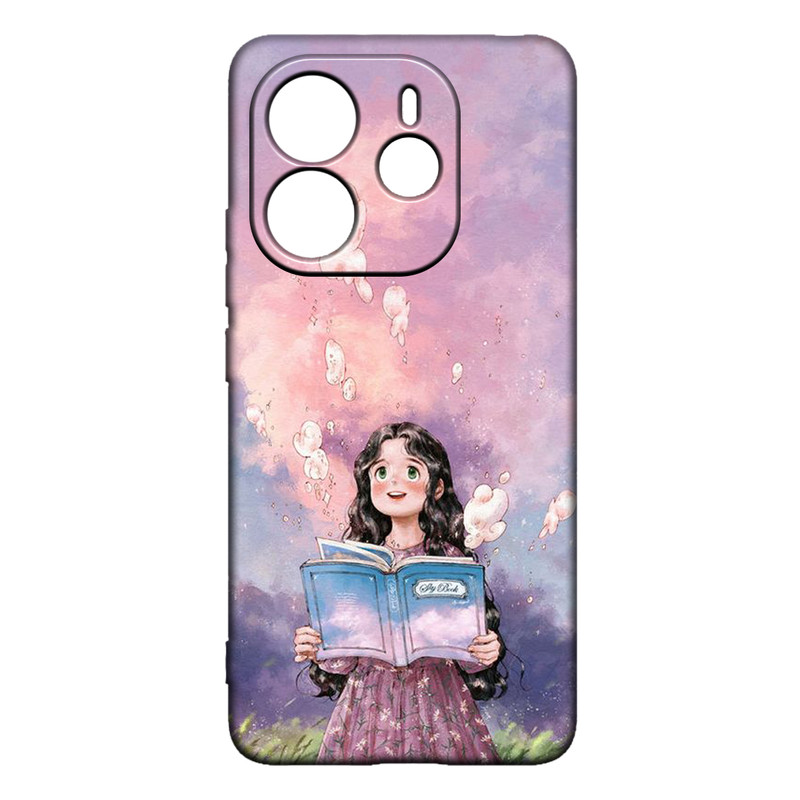 کاور طرح دخترانه کد 113 مناسب برای گوشی موبایل شیائومی Redmi Note 14 4G
