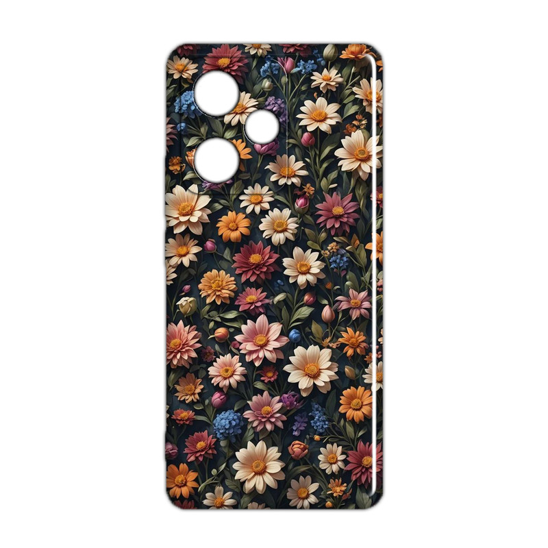 کاور مدل گل کد 302 مناسب برای گوشی موبایل شیائومی Redmi 13