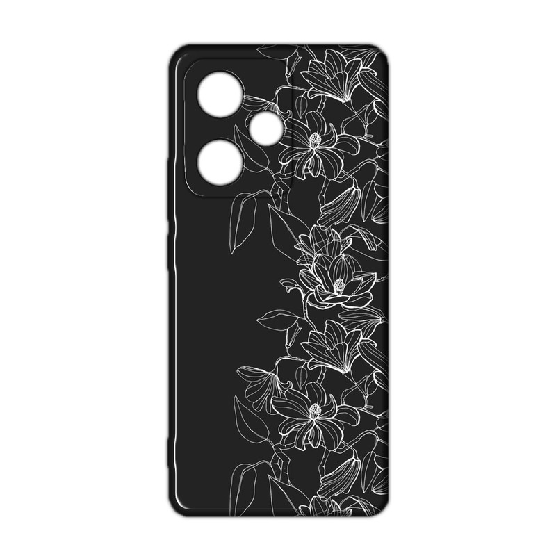 کاور مدل گل کد 007 مناسب برای گوشی موبایل شیائومی Redmi 13
