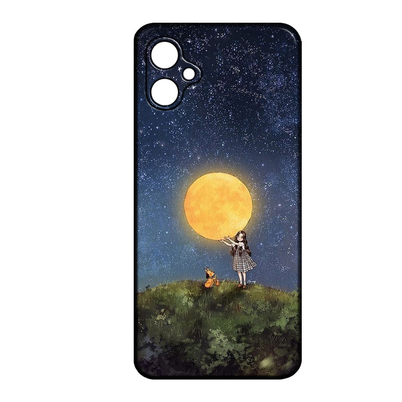 کاور طرح دخترانه کد 300 مناسب برای گوشی موبایل سامسونگ Galaxy A07