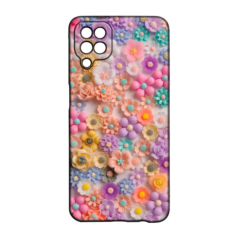 کاور طرح گل کد 320 مناسب برای گوشی موبایل سامسونگ Galaxy A12 / M12 / F12