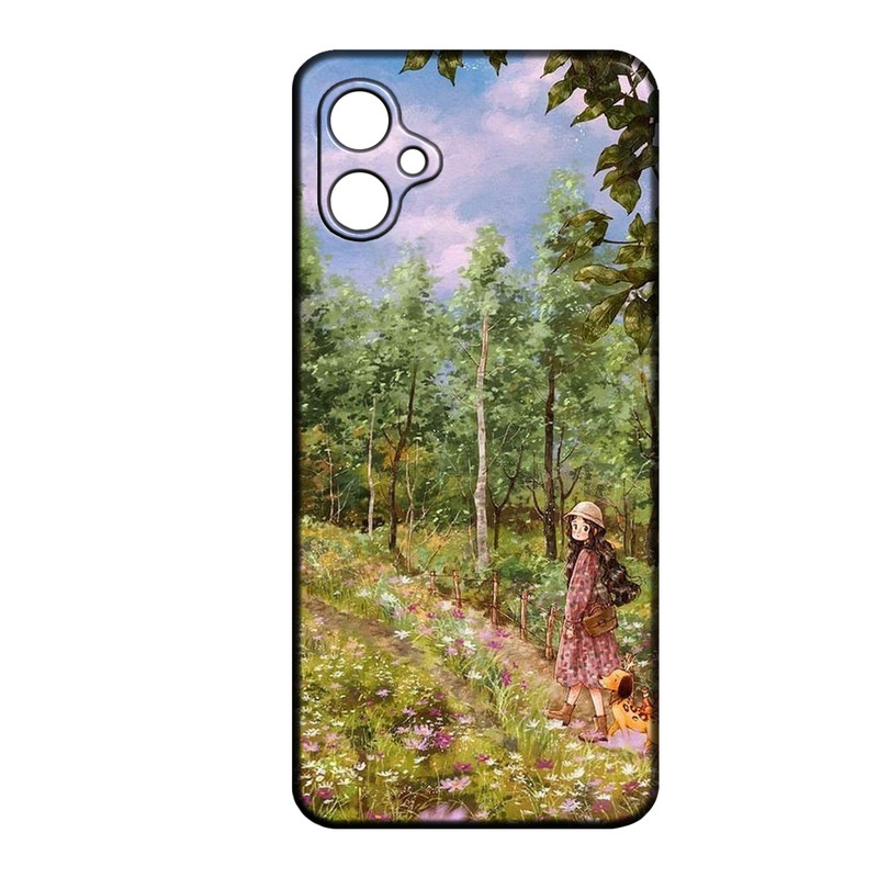 کاور طرح دخترانه کد 282 مناسب برای گوشی موبایل سامسونگ Galaxy A07