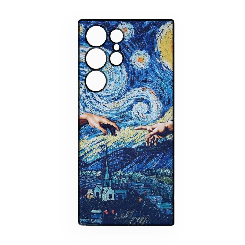 کاور طرح ونگوگ کد 371 مناسب برای گوشی موبایل سامسونگ Galaxy S21 Ultra