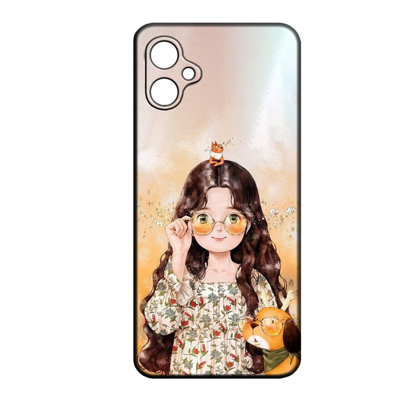 کاور طرح دخترانه کد 270 مناسب برای گوشی موبایل سامسونگ Galaxy A07