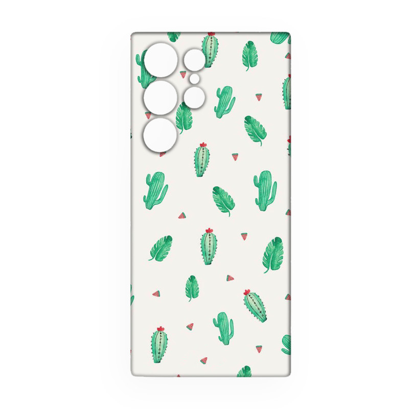 کاور طرح کاکتوس کد 126 مناسب برای گوشی موبایل سامسونگ Galaxy S25 Ultra
