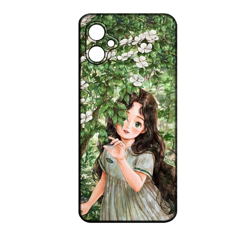 کاور طرح دخترانه کد 297 مناسب برای گوشی موبایل سامسونگ Galaxy A05