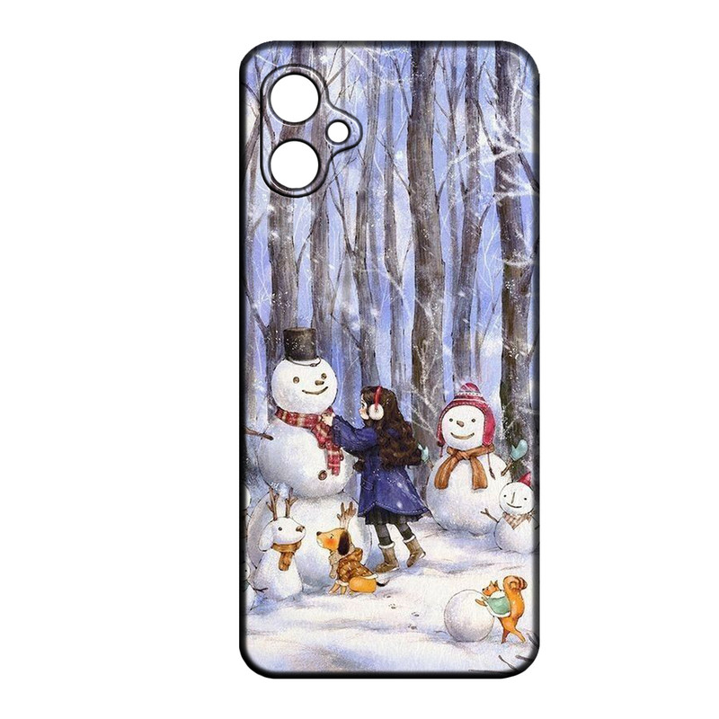 کاور طرح دخترانه کد 291 مناسب برای گوشی موبایل سامسونگ Galaxy A05