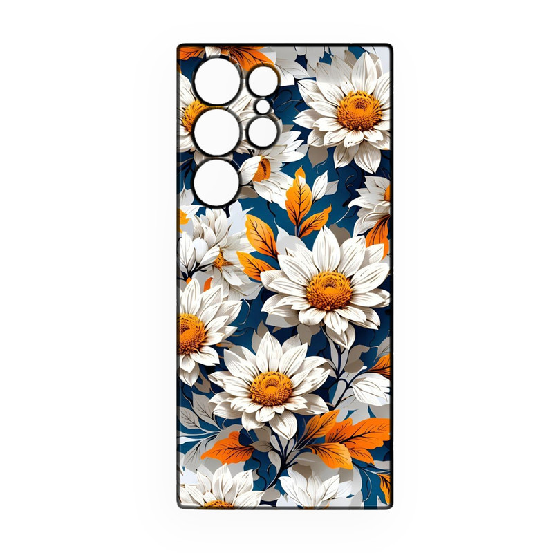 کاور طرح گل کد 329 مناسب برای گوشی موبایل سامسونگ Galaxy S24 Ultra