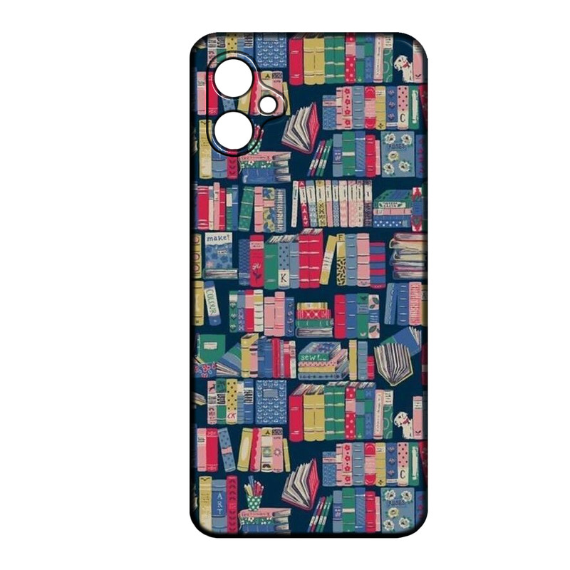 کاور طرح کتابخانه کد 147 مناسب برای گوشی موبایل سامسونگ Galaxy A05