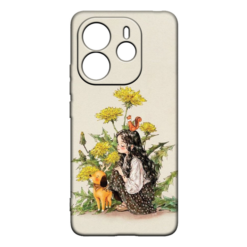 کاور طرح دخترانه کد 19 مناسب برای گوشی موبایل شیائومی Redmi Note 14 4G
