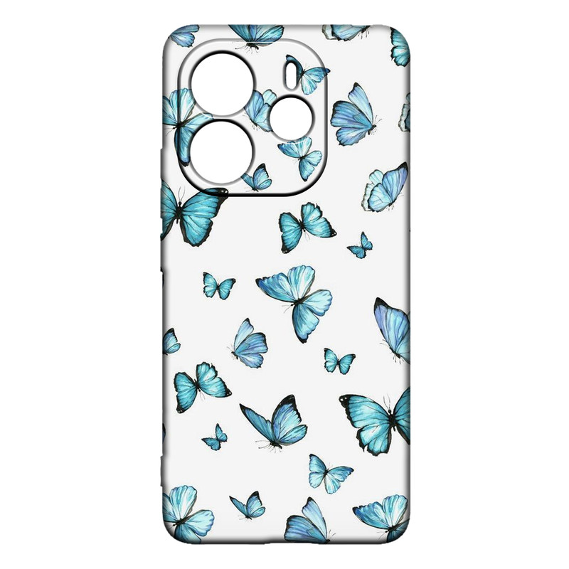 کاور طرح پروانه کد 106 مناسب برای گوشی موبایل شیائومی Redmi Note 14 4G
