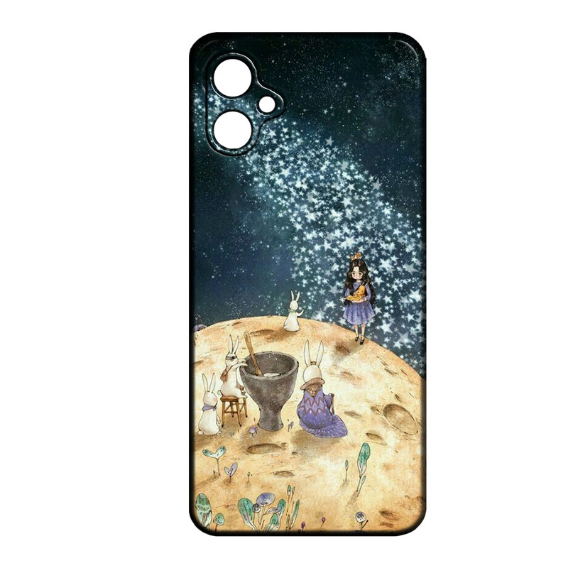 کاور طرح دخترانه کد 281 مناسب برای گوشی موبایل سامسونگ Galaxy A06