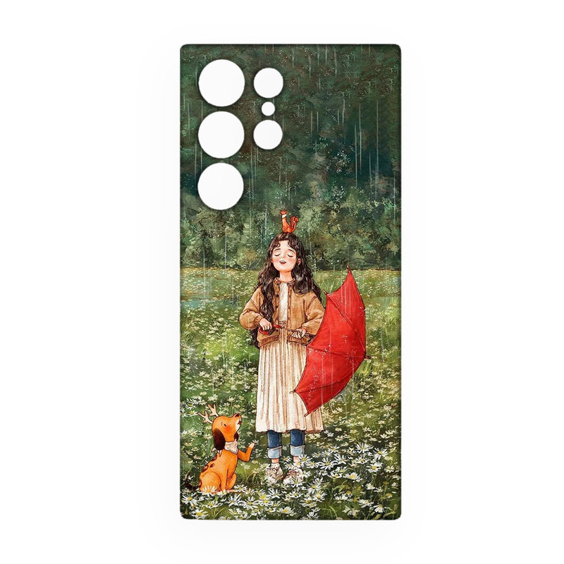 کاور مدل دخترانه کد 196 مناسب برای گوشی موبایل سامسونگ galaxy s22 ultra