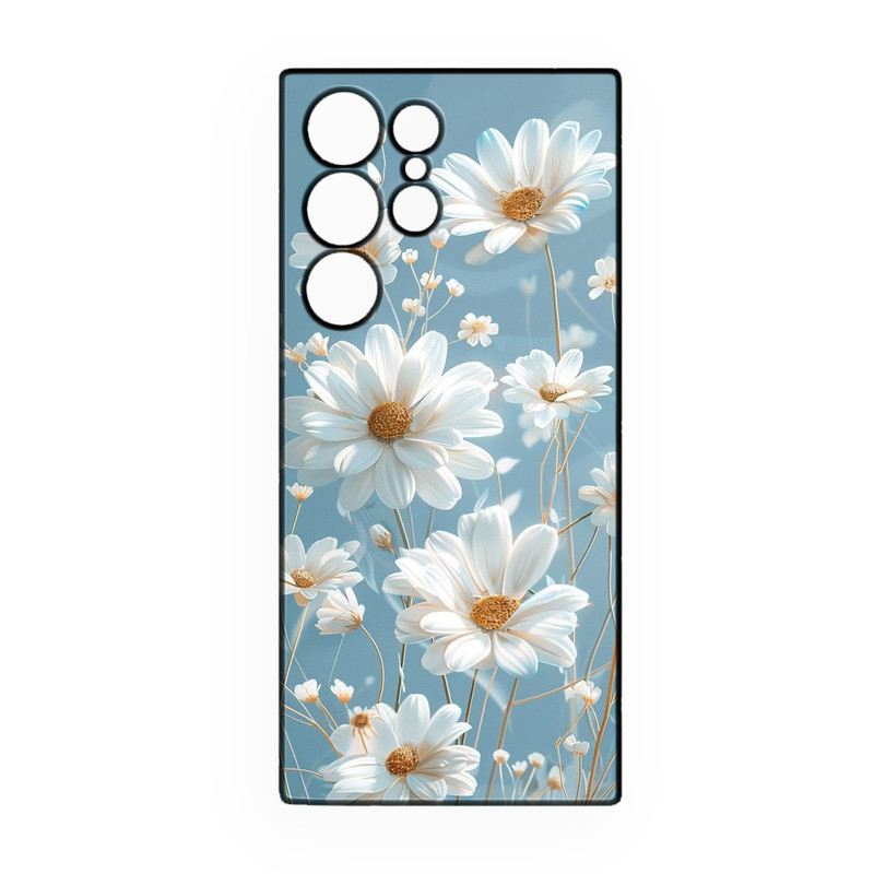 کاور طرح گل کد 332 مناسب برای گوشی موبایل سامسونگ Galaxy S21 Ultra
