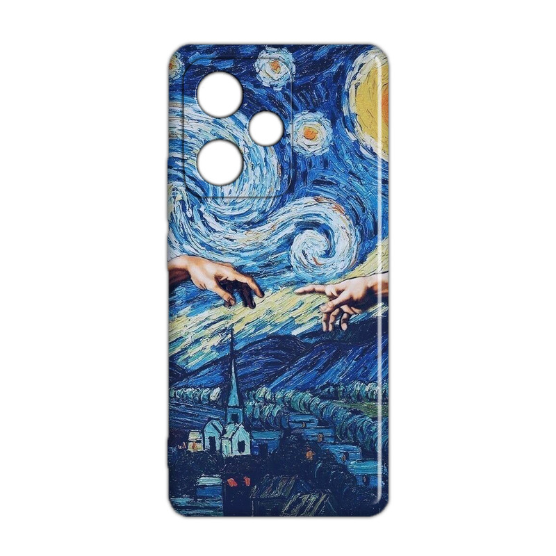کاور مدل دست آفرینش کد 371 مناسب برای گوشی موبایل شیائومی Redmi 13