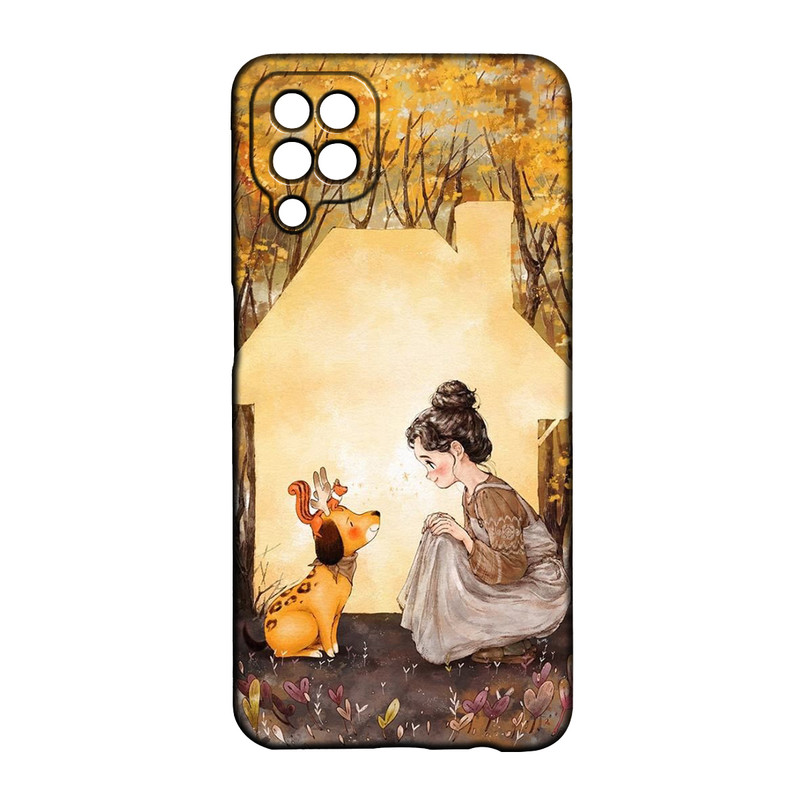 کاور طرح دخترانه کد 239 مناسب برای گوشی موبایل سامسونگ Galaxy A22 4g