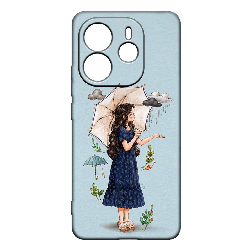 کاور طرح دخترانه کد 266 مناسب برای گوشی موبایل شیائومی Redmi Note 14 4G