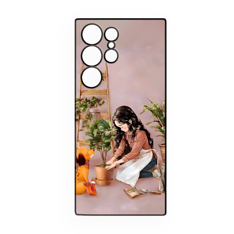 کاور طرح دخترانه کد 287 مناسب برای گوشی موبایل سامسونگ Galaxy S25 Ultra