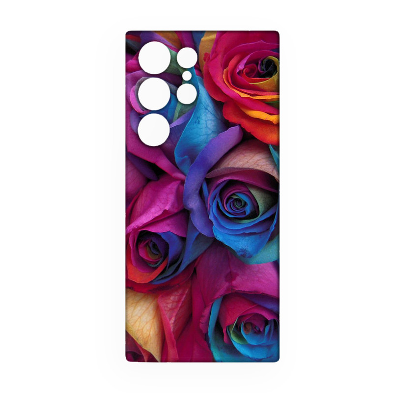 کاور طرح گل کد 199 مناسب برای گوشی موبایل سامسونگ Galaxy S25 Ultra