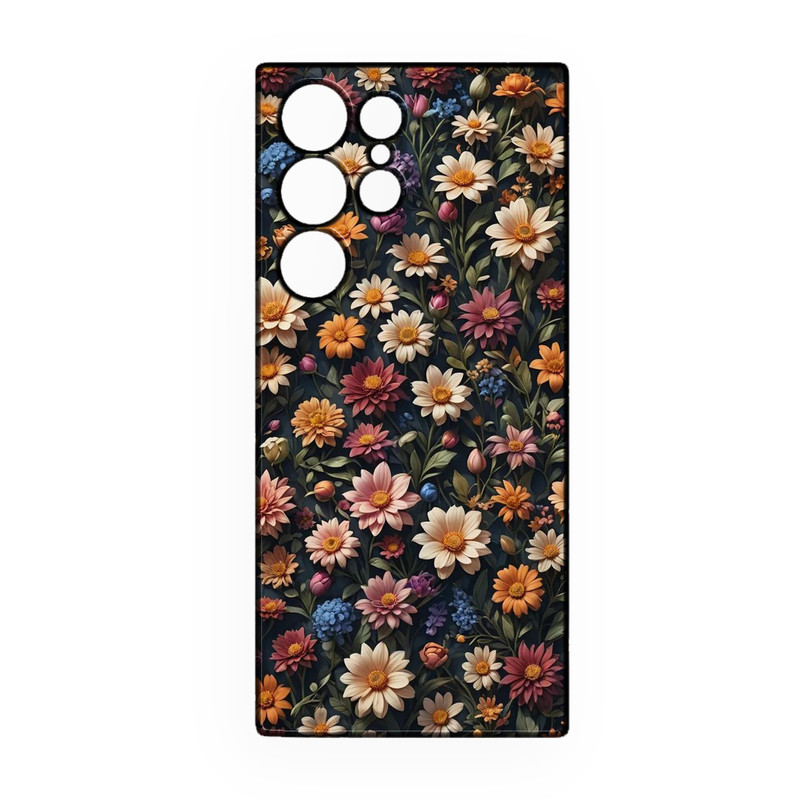 کاور طرح گل کد 302 مناسب برای گوشی موبایل سامسونگ Galaxy S23 Ultra