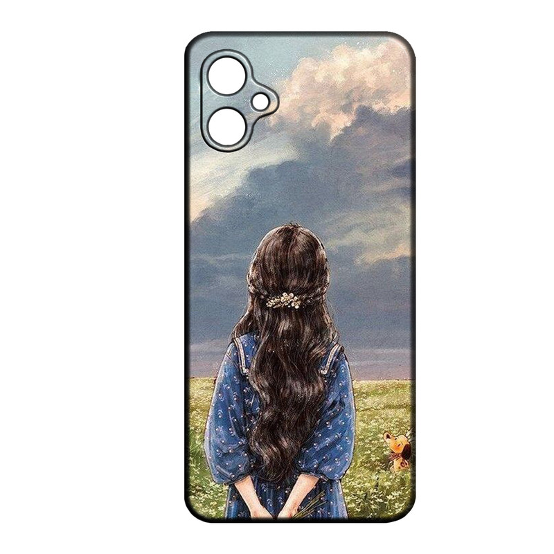 کاور طرح دخترانه کد 246 مناسب برای گوشی موبایل سامسونگ Galaxy A07