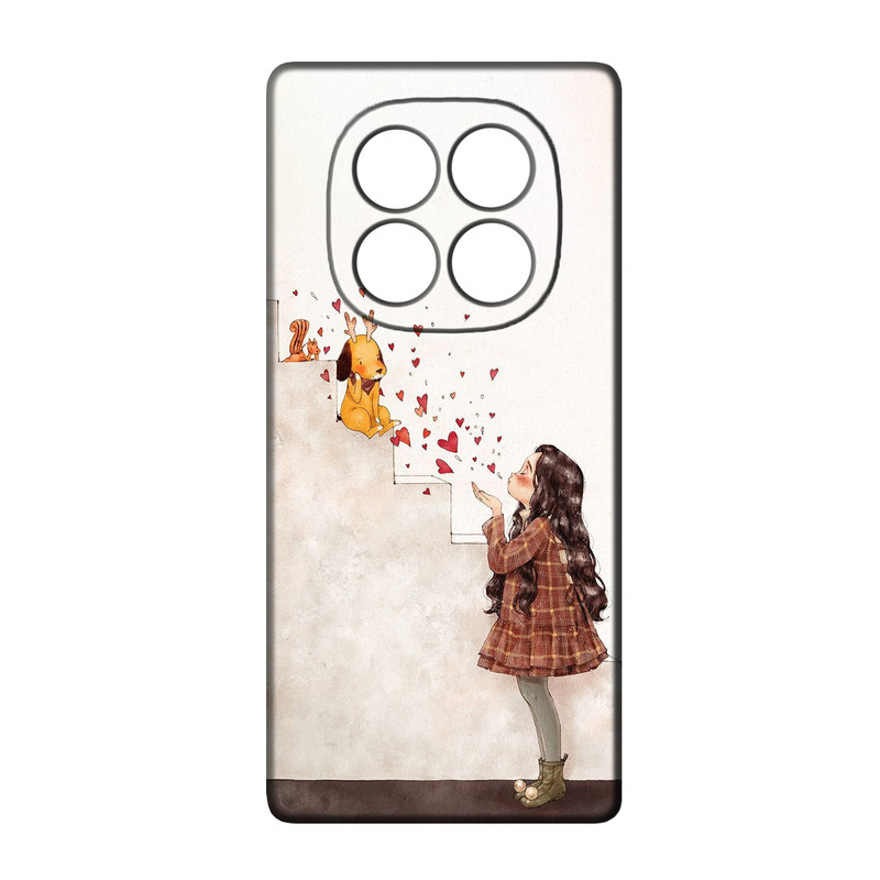 کاور طرح دخترانه کد 250 مناسب برای گوشی موبایل شیائومی Redmi Note 14 Pro 4G / Poco X7