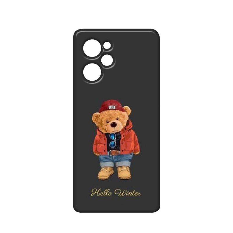کاور مدل خرس کد 114 مناسب برای گوشی موبایل شیائومی  redmi note 12pro 5g
