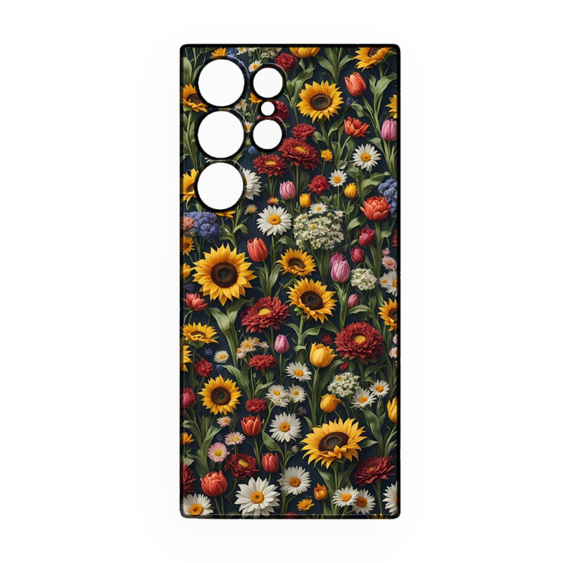کاور طرح گل کد 330 مناسب برای گوشی موبایل سامسونگ Galaxy S23 Ultra