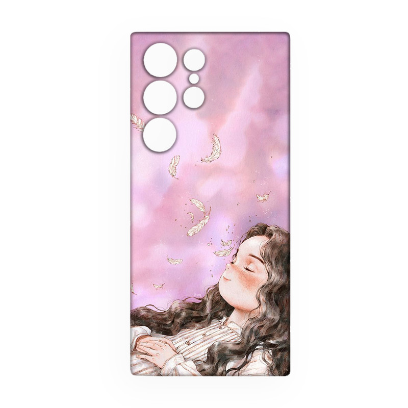 کاور طرح دخترانه کد 176 مناسب برای گوشی موبایل سامسونگ Galaxy S25 Ultra