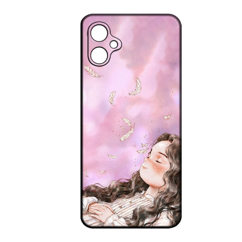 کاور طرح دخترانه کد 176 مناسب برای گوشی موبایل سامسونگ Galaxy A05
