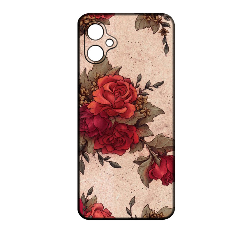 کاور طرح گل کد 091 مناسب برای گوشی موبایل سامسونگ Galaxy A06
