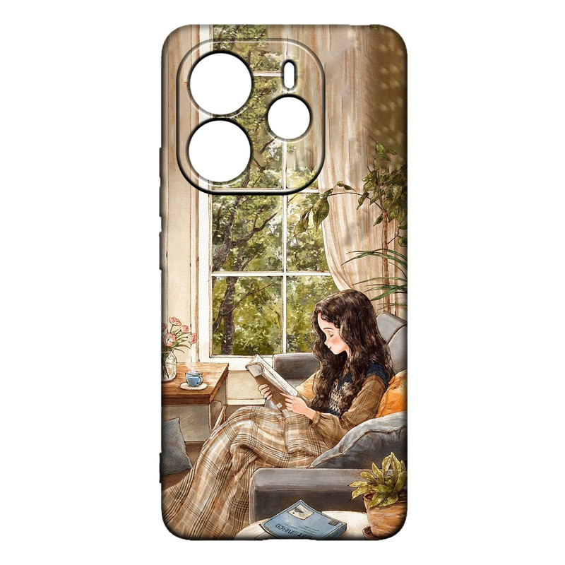 کاور طرح دخترانه کد 154 مناسب برای گوشی موبایل شیائومی Redmi Note 14 4G