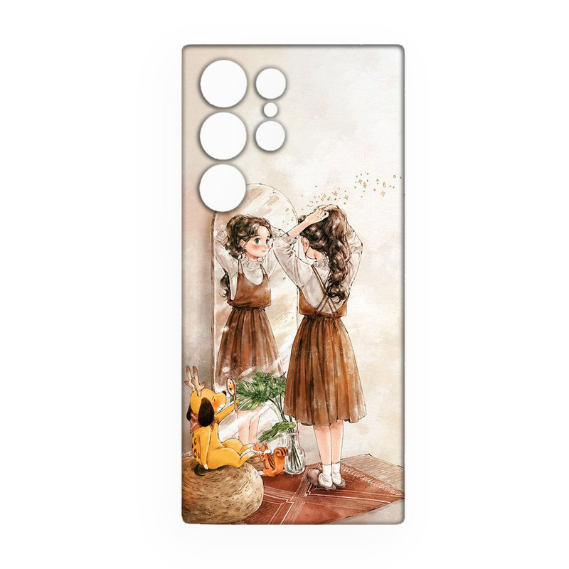 کاور مدل دخترانه کد 185 مناسب برای گوشی موبایل سامسونگ galaxy s24 ultra