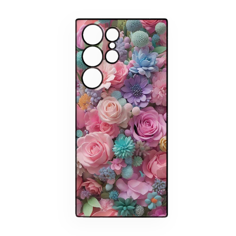 کاور طرح گل کد 310 مناسب برای گوشی موبایل سامسونگ Galaxy S21 Ultra