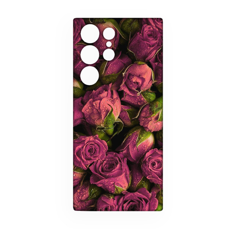 کاور مدل گل کد 012 مناسب برای گوشی موبایل سامسونگ galaxy s24 ultra