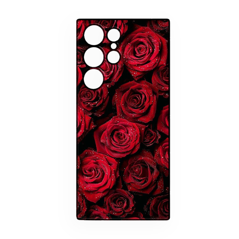 کاور طرح گل کد 319 مناسب برای گوشی موبایل سامسونگ Galaxy S22 Ultra