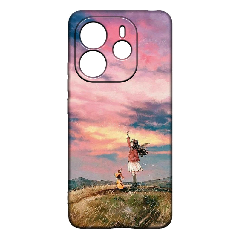 کاور طرح دخترانه کد 263 مناسب برای گوشی موبایل شیائومی Redmi Note 14 4G