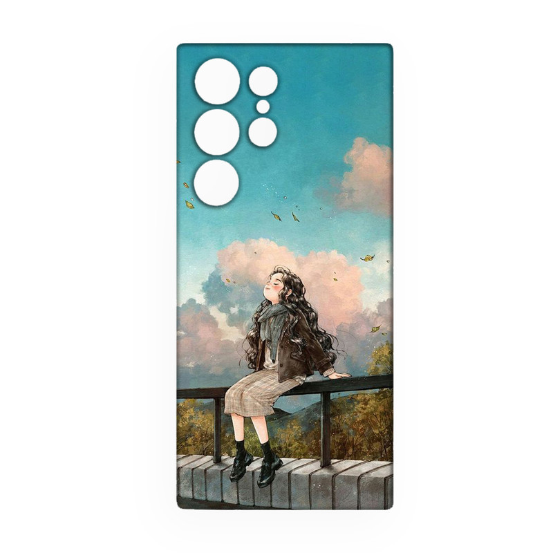 کاور طرح دخترانه کد 111 مناسب برای گوشی موبایل سامسونگ Galaxy S21 Ultra