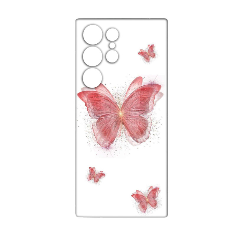 کاور طرح پروانه کد 74 مناسب برای گوشی موبایل سامسونگ Galaxy S21 Ultra