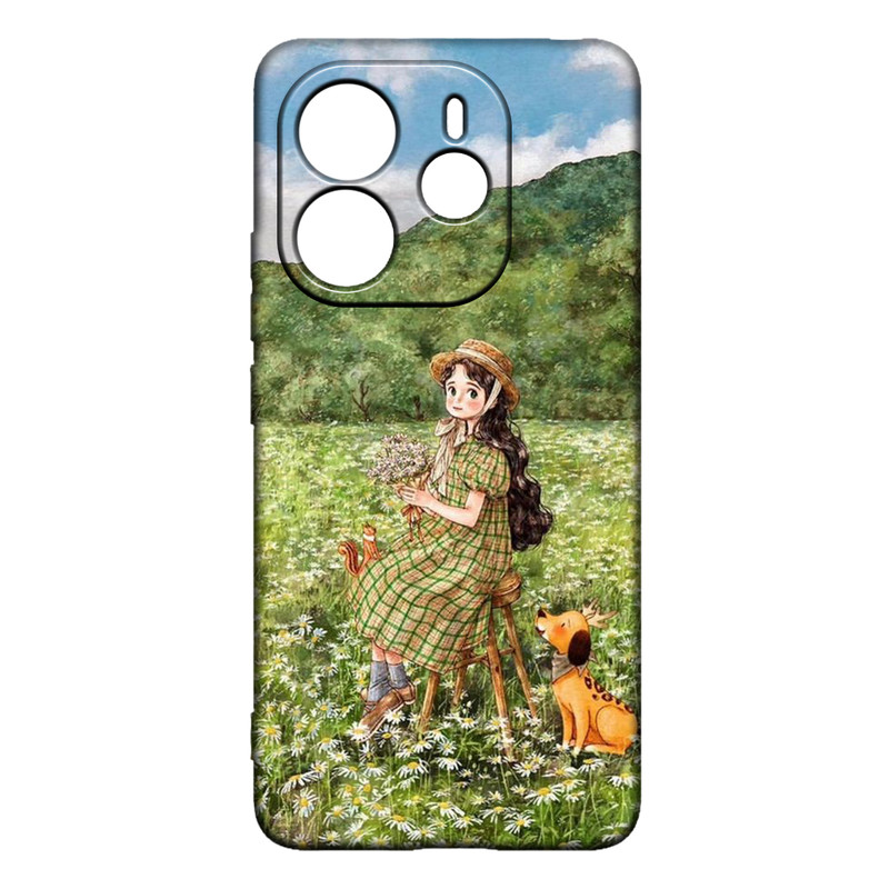 کاور طرح دخترانه کد 272 مناسب برای گوشی موبایل شیائومی Redmi Note 14 4G