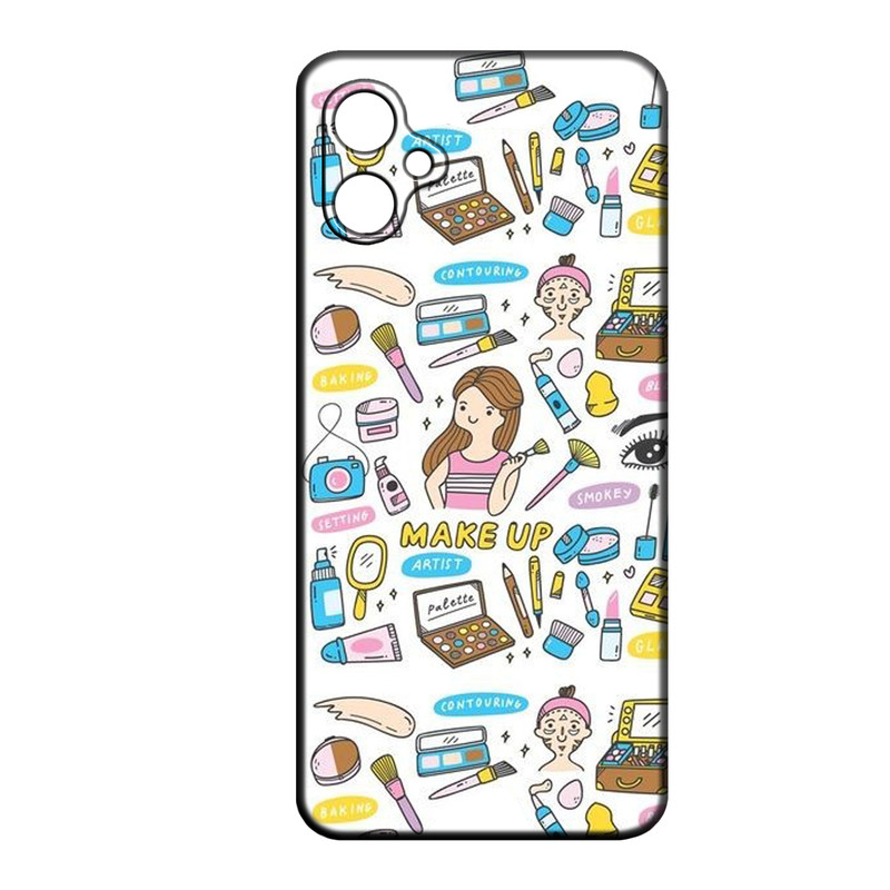 کاور طرح میکاپ کد 32 مناسب برای گوشی موبایل سامسونگ Galaxy A07