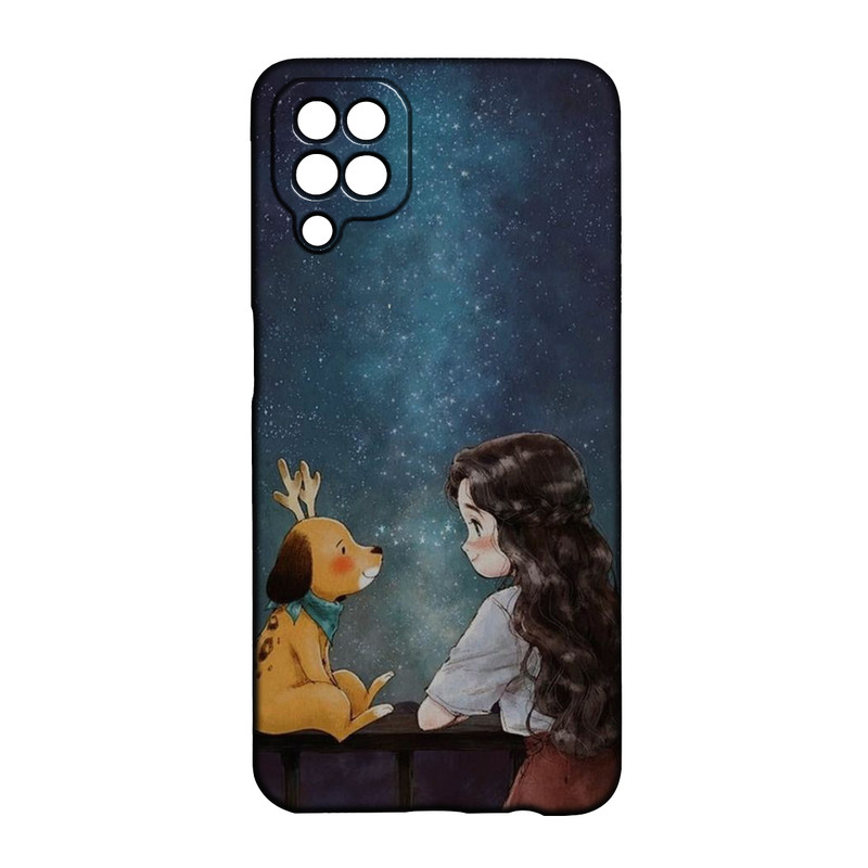 کاور طرح دخترانه کد 249 مناسب برای گوشی موبایل سامسونگ Galaxy A22 4g