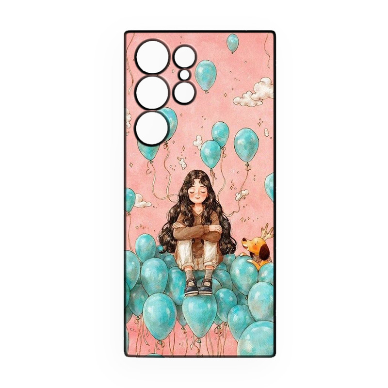 کاور طرح دخترانه کد 268 مناسب برای گوشی موبایل سامسونگ Galaxy S21 Ultra